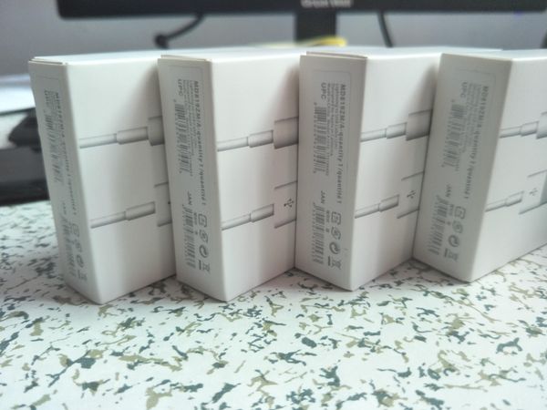 

100pc original qulaity cable with retail box 1m 3ft aluminum foil u b data ync charger cable for iphone x x max x 8 7 6 x