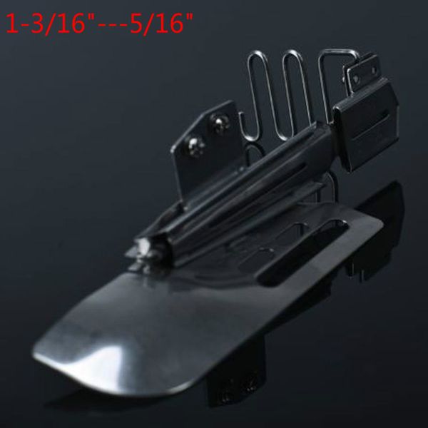 

dayu104 k712na(b) folder tape double wrap hemmer used for 2 or 3 needle cover stitch machine folder dayu 104, Black