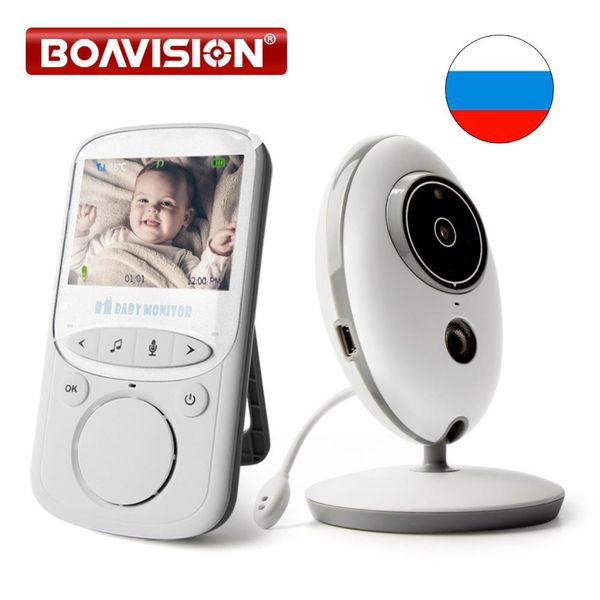 

boavision vb605 портативный 2.4 дюймов жк-беспроводной монитор младенца видео камеры радио няня интерком ик-бебе кулачок рации соединиться с