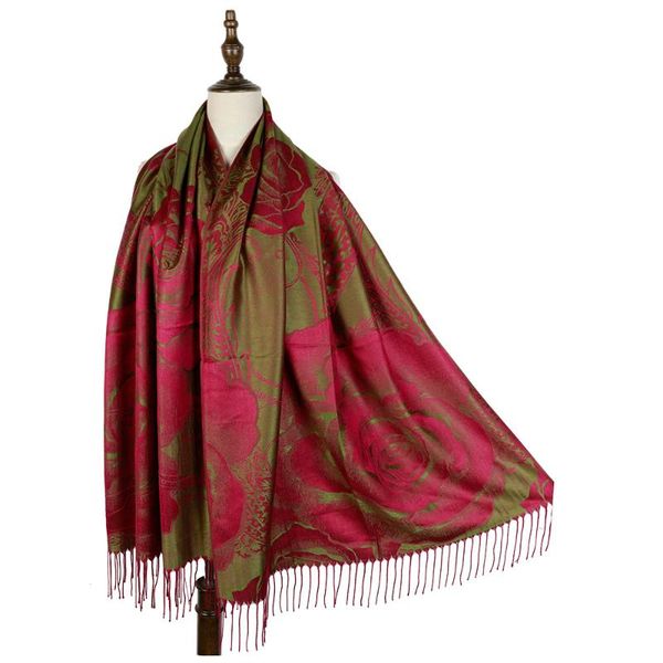

rose tippet mujer jacquard scarf viscose wraps shawl scarf femme fashion cappa scarfs mom gifts hijabs women amice, Blue;gray