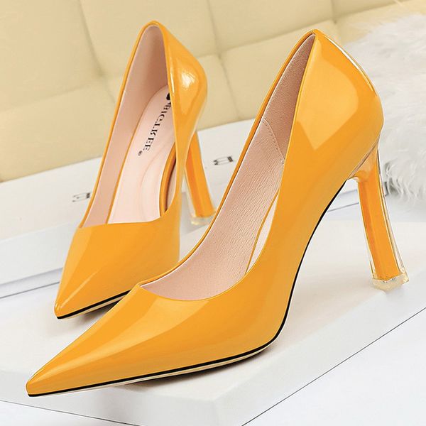 

women pumps transparent heels women high heels ladies shoes patent leather clear heels shoes female bridal wedding shoes woman, Black