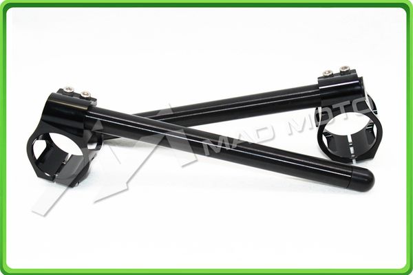 

mad moto fzr 1000 cbr f4/ f4 i r6 1999-2004 43mm clip ons with handle bars black color