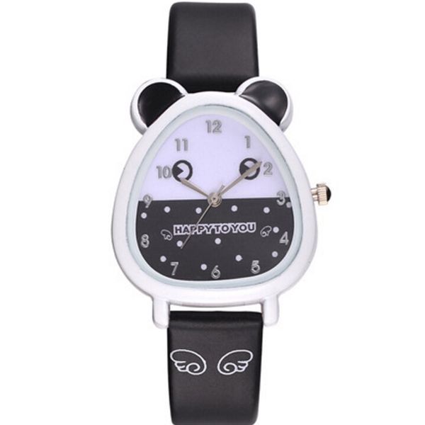 

2019 new fashion funny watch for girls boys women glass watch sale kawaii quartz wristwatches fashion wrist, Slivery;brown
