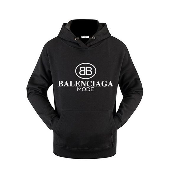 

19aw designers hoodie hip hop men women outdoor sweater coat casualbalenciaga clothing hommes sweatshirts luxury warm pullover s-3xl, Black