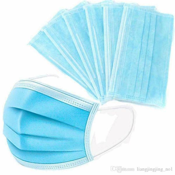 

face mouth masks 3 layers dustproof facial protective masks anti-dust disposable salon earloop mouth masks wholesale disposable mask