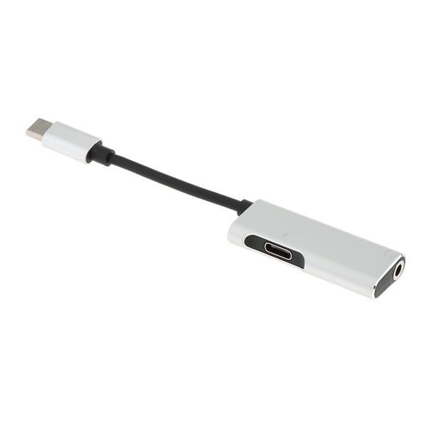 

usb-c to 3.5mm adapter cable audio lossless conversion converter w/ dac for moto z