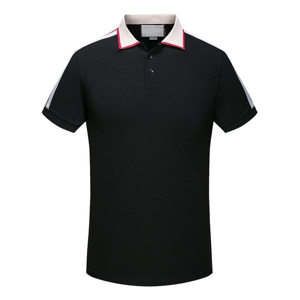 

new Polo Fashion Classic Designer Polo Shirt T Shirts Mens Polos Snake Bee Floral Embroidery High Street Fashion Polo T-shirt