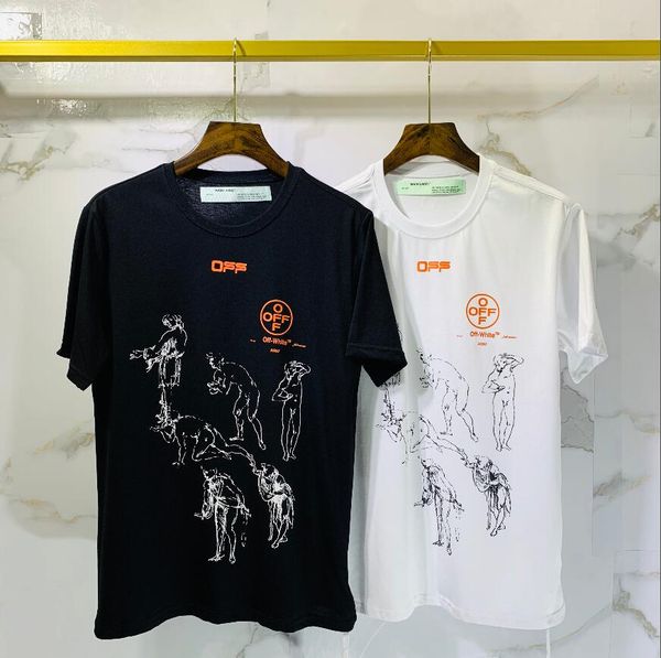 

2020 cotton new o-neck short sleeve t-shirt brand men t-shirts casual style for sport men t-shirts #816, White;black