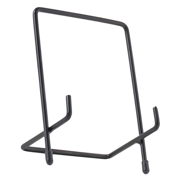 

iron craft geometric easel plate display stand picture holder