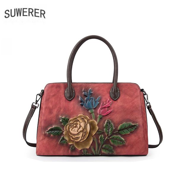 

suwerer real cowhide bag women genuine leather bag luxury handbags women bags designer bags 2019 tote