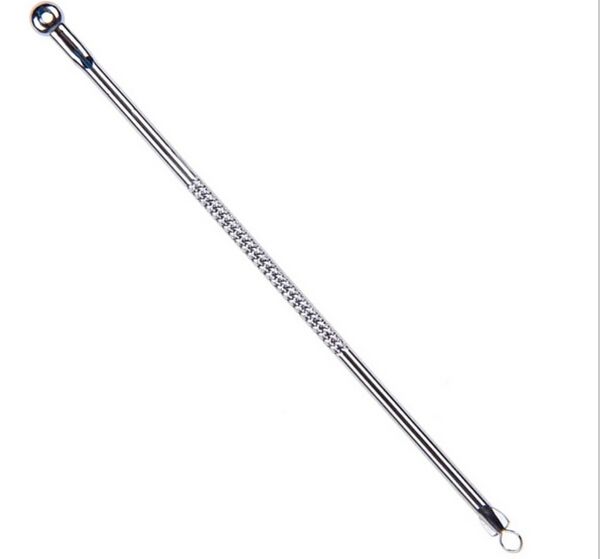 

100pcs tire comedon acier inoxydable (extrait les points noir, acne, sebum, blackheads) blackhead needle