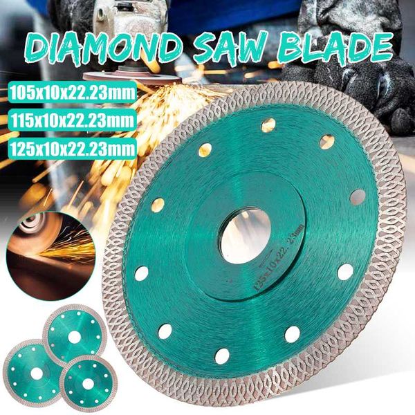 

green 105/115/125mm pressed sintered mesh turbo diamond saw blade cutting disc diamond wheel for porcelain tile ceramic