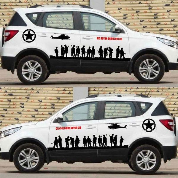 

suv car modified whole body stickers brother even decals