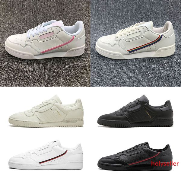 

calabasas casual shoes continental 80 cloud white grey powerphase core black white mens womens sports sneakers size 36-45