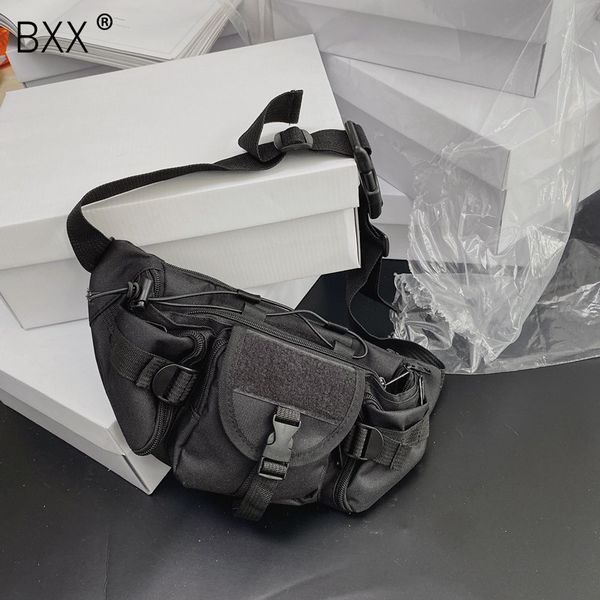 

bxx] casual canvas student waist bags for women 2020 spring shoulder messenger bag lady travel chest crossbody handbags hl561