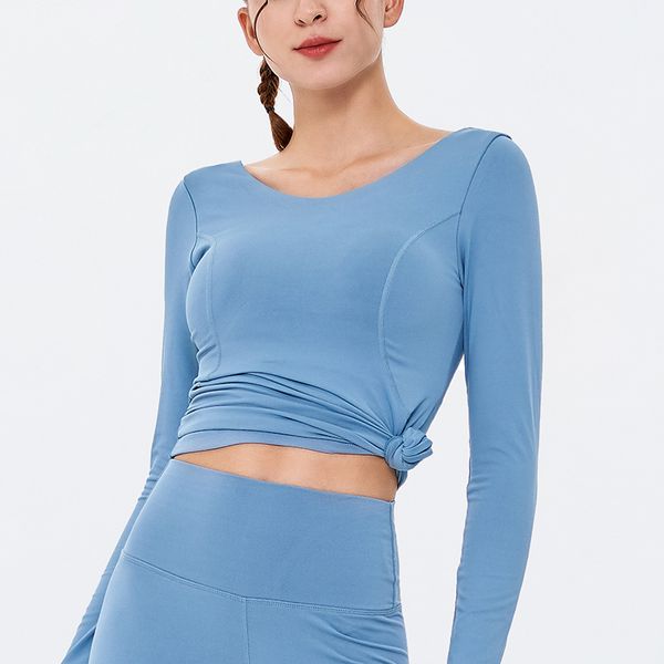 

sport running women shirts comfortable fitness yoga breathable tight yoga lady long sleeve sport t-shirts, Black;blue