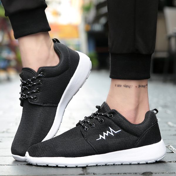 

sneakers men running shoes light mesh sports shoes male breathable athletic trainers men walking jogging footwear baskets homme