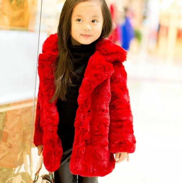 

autumn winter jacket for childrenturn down collar menina hiver 2019 adolescente filles faux fur girls thick warm overcoat s1006, Blue;gray