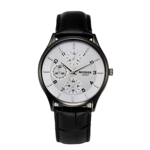 

fashion silver dial women leather band quartz analog watch female casual dress watch gift for ladies montre femmea40, Slivery;brown