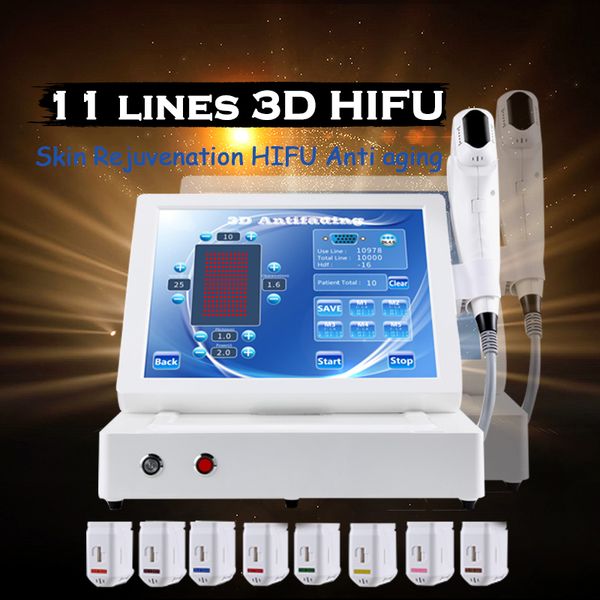 

2019 latest portable 3d anti aging wrinkle removal skin tightening facial hifu equipment high intensity focused ultrasound 2d hifu machine