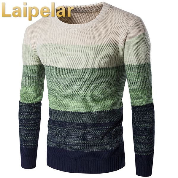 

sweater men long sleeve o-neck casual knitted sweaters autumn winter gradient patchwork loose thick sweater pullover laipelar, White;black