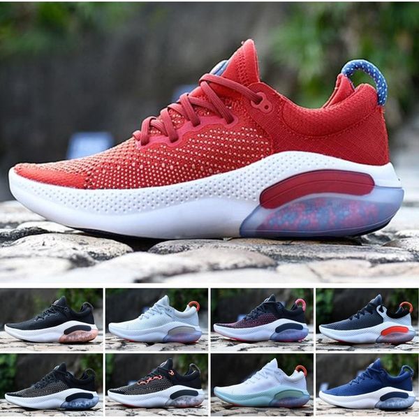 

2020 joyride run fk mens women running shoes triple black white platinum racer blue designers sports sneakers utility size 36-45, White;red