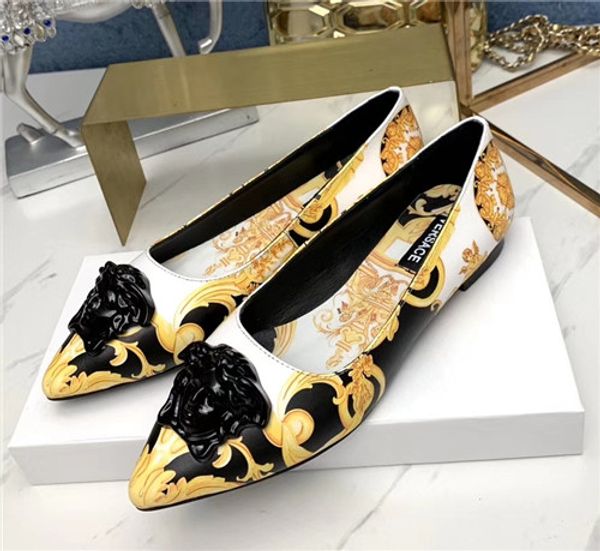 

2020 spring arrival brand women shoes black white genuine leather fashion casual shoes luxury women flats sn201