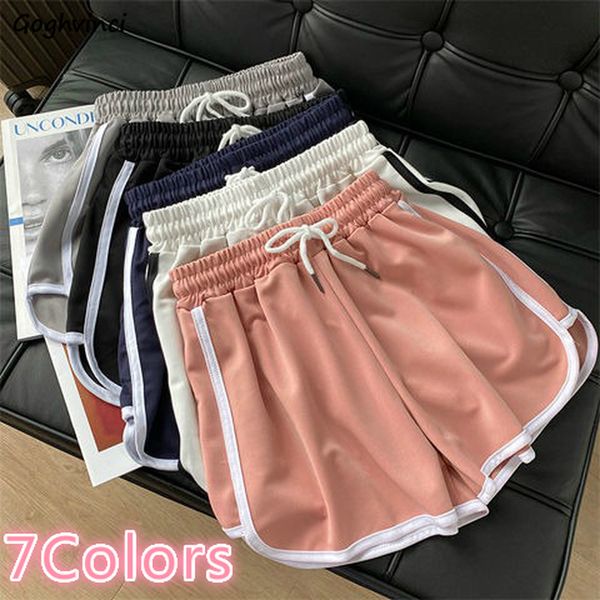 

women's shorts womens summer plus size 5xl patchwork elastic stretch high waist anti emptied loose casual beach workout women, White;black