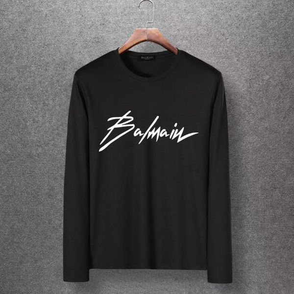 

men's long sleeve t shirt round collar autumn wear new young men's long sleeve shirt slim body and bottom trend#tg602, White;black