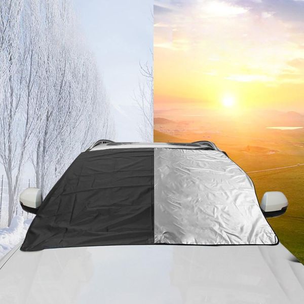 

2 в 1 двойного назначении автомобиля обложка окно зонт auto window зонт обложка вс отражающего shade лобового стекла для автомобилей