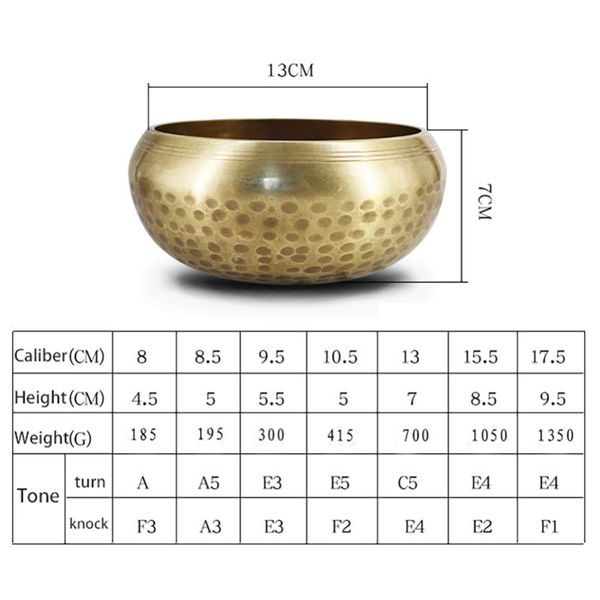 

tibetan buddhism bowl singer hand hammered yoga chakra meditation gift relax soothing sound meditation specialists 9.5/8.5/8cm
