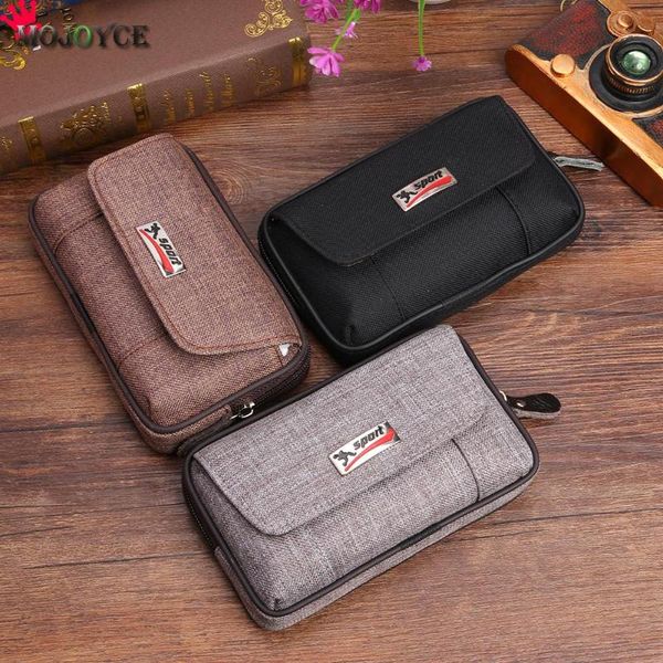 

oxford cloth coin purse men fashion waterproof outdoor sports small wallet card clutch bag for vacation and travel, Red;black