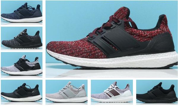 

ultra boost running shoes 3.0 4.0 men women stripe balck white oreo designer sneakers ultraboost refract true pink mens running shoes, White;red