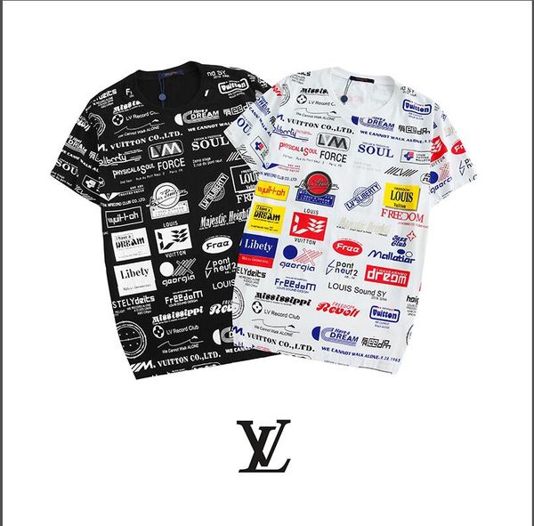 

simple men's t-shirt fashion men's summer casual solid color letter street clothing t-shirt rivet cotton blend round neck short sl, Black