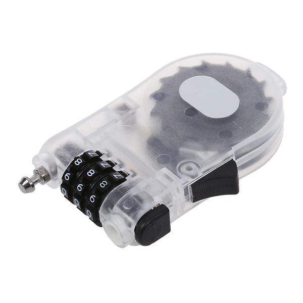 

bmx bike bicycle cycle cable combination lock helmet luggage safety white