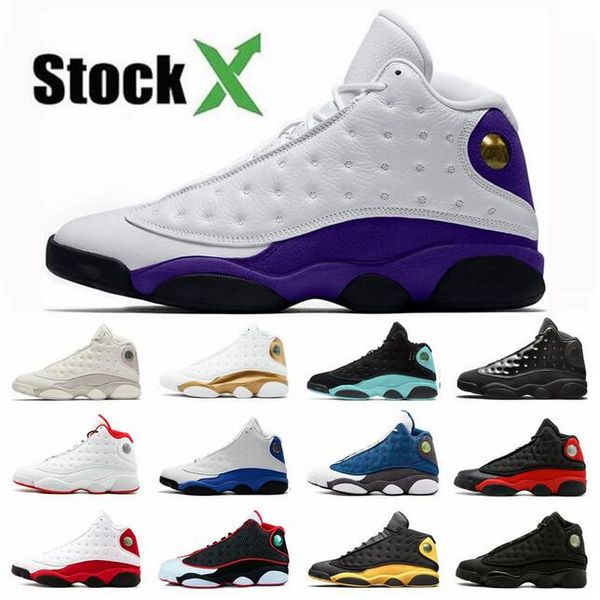 

13 reverse he got game jumpman 13s men basketball shoes bred lucky green cap and gown black cat court purple sneakers