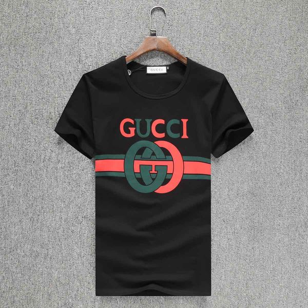 

20ss monogrammed geometric print t-shirt summer breathable t-shirt casual simple men and women street short-sleeved luxury, White;black
