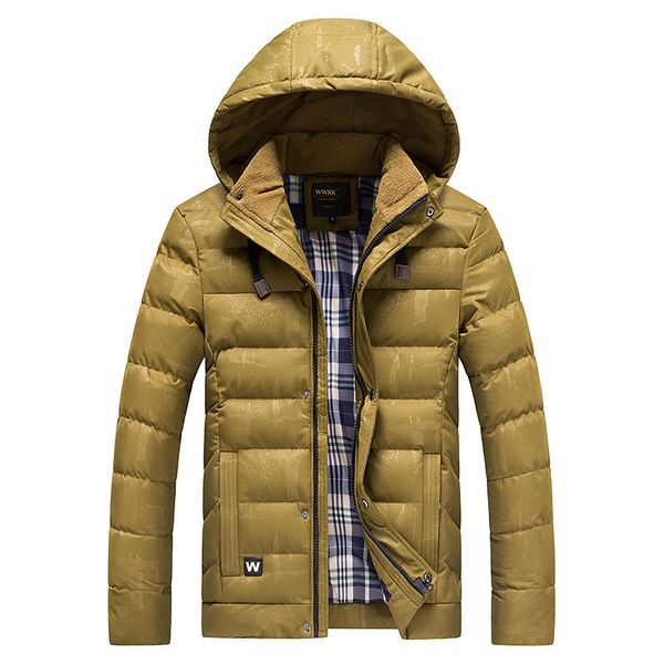 

men clothes 2019 down parkas winter coats waterproof jackets hoodies warm thick outerwear overcoat 2019 big sizes l-3xl 4xl, Black