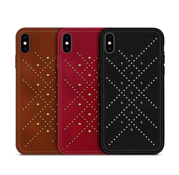 

luxury fabric pu leather bumper protective back cover for iphone 6 6s 7 8 plus x xs for iphone case