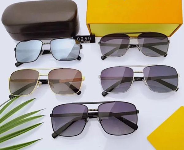 

new fashion classic sunglasses attitude sunglasses gold frame square metal frame vintage style outdoor classical model 0259, White;black