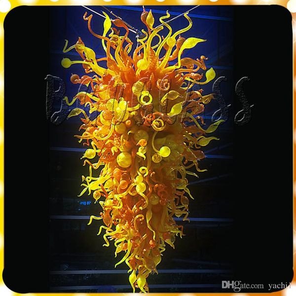 

classic yeloow art deco lighting dale chihuly murano glass chandeliers hand blown glass led chandelier lighting