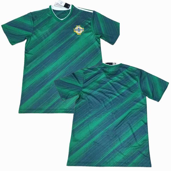 

2019 2020 euro northern ireland occer jer ey home 19 20 football hirt 2xl, Black;yellow