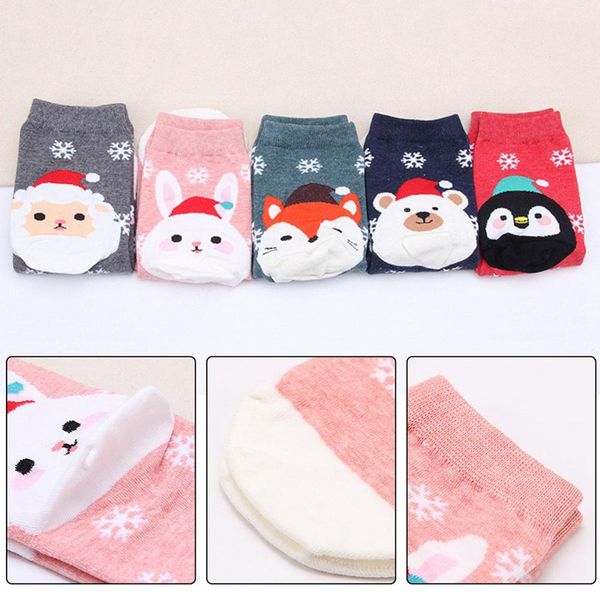 

2018 new fashion socks harajuku christmas women casual socks cute cartoon unisex