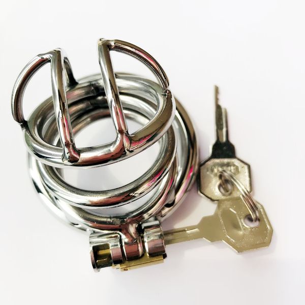 

cb magic devices new chastity lock length 45mm stainless 2020 small male chastity short steel 1.8" cock cage wmrix