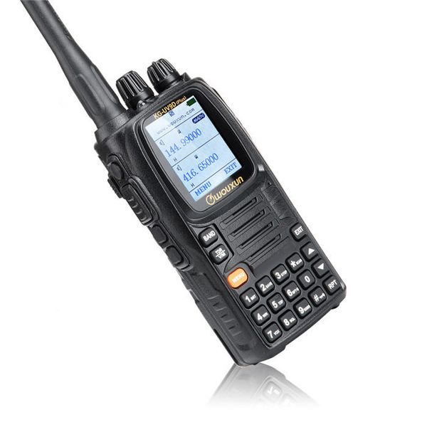 Wouxun KG-UV9D Plus Dual Band Trasmissione Cross Band Ripetitore Air Band Walkie Talkie Radio bidirezionale - Spina UE