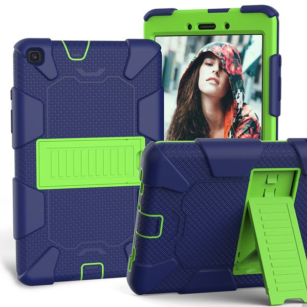 

silicone durable case with kickstand for samsung galaxy tab a 8.0 2019 t290 t295 t297 sm-t290 sm-t295 sm-t297 tablet hybrid cover