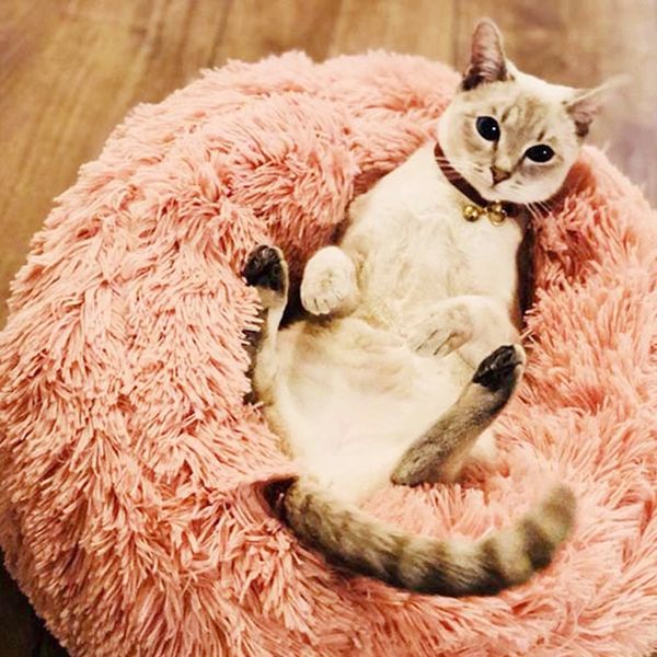 

soft dog bed removable and washable plush kennel cat house cushion sofa warm pet bed