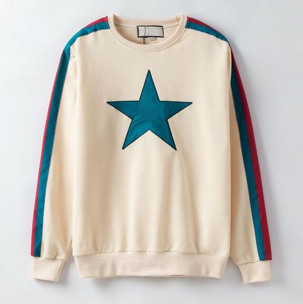 

luxurious mens designer hoodies spring autumn brand hoodies for mens womens sweatshirts with star letters pullovers mens clothing m-2xl, Black