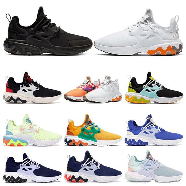 

casual shoe react presto beams men women running shoes dharma triple black phantom red barely volt mens breathable trainers sports