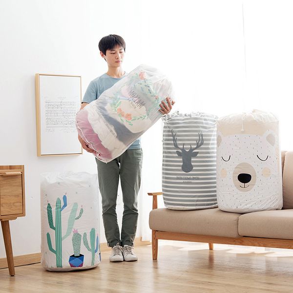

30#foldable storage bag clothes blanket quilt closet sweater organizer box pouches bag organizer sweater storage
